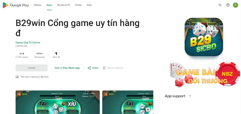 Tải app B29 Bet