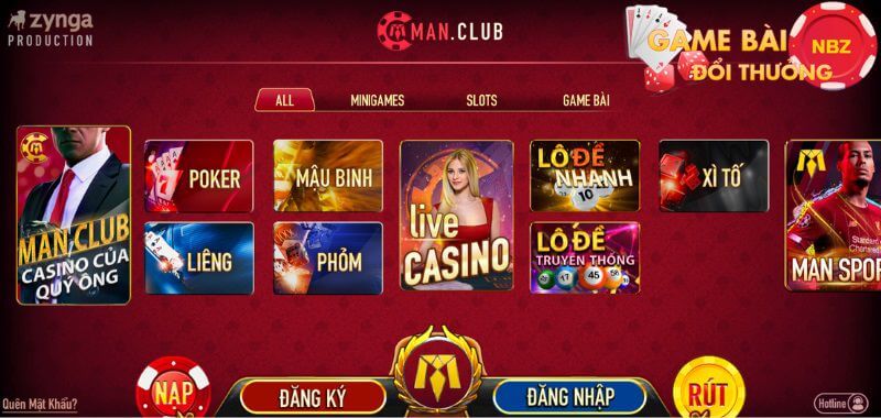 Cổng game quốc tế uy tín và đẳng cấp Manclub