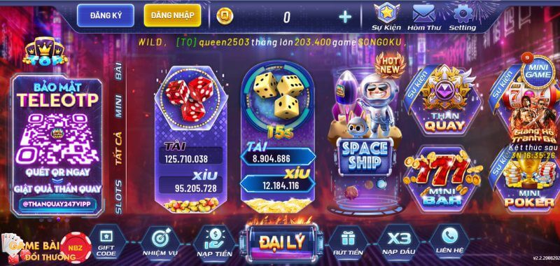 Cổng game quốc tế uy tín Tq247