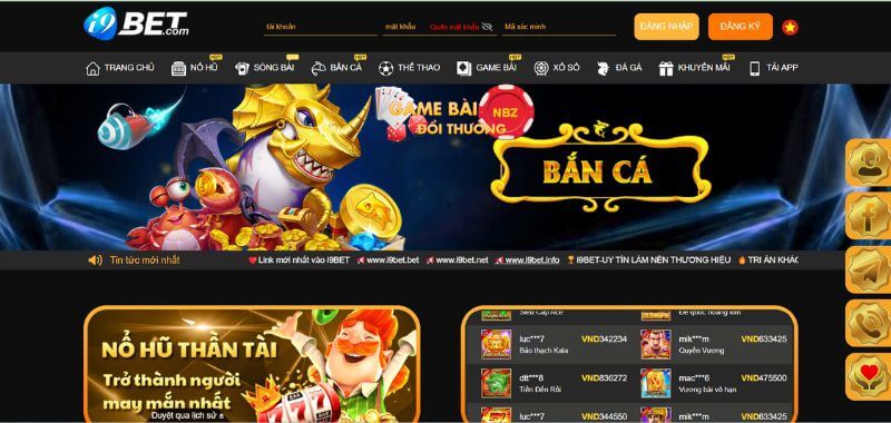 Bắn cá đổi thưởng trên web