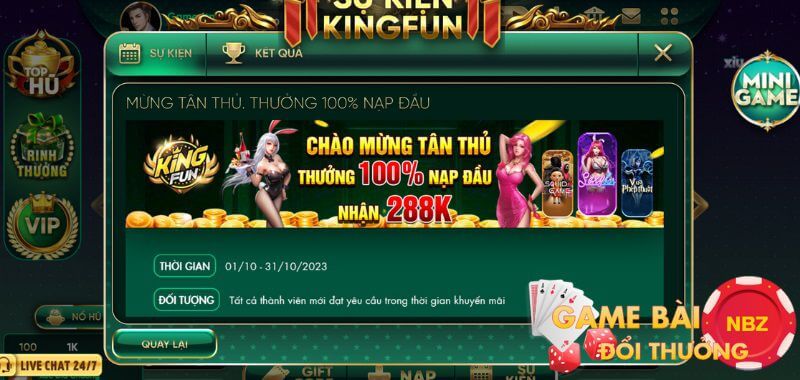 Khuyến mãi Kingfun