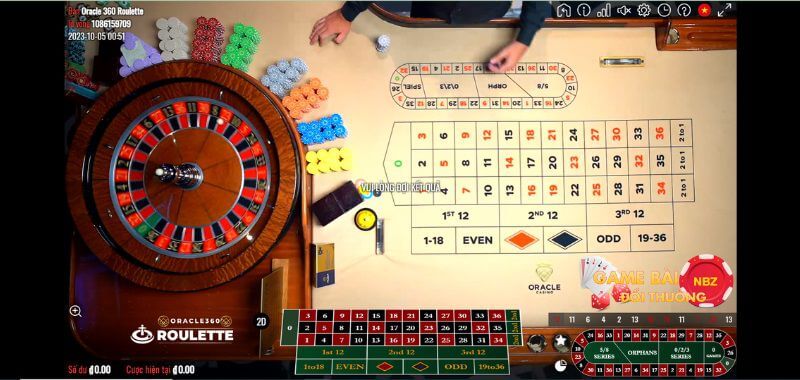 Cược trong bàn Roulette