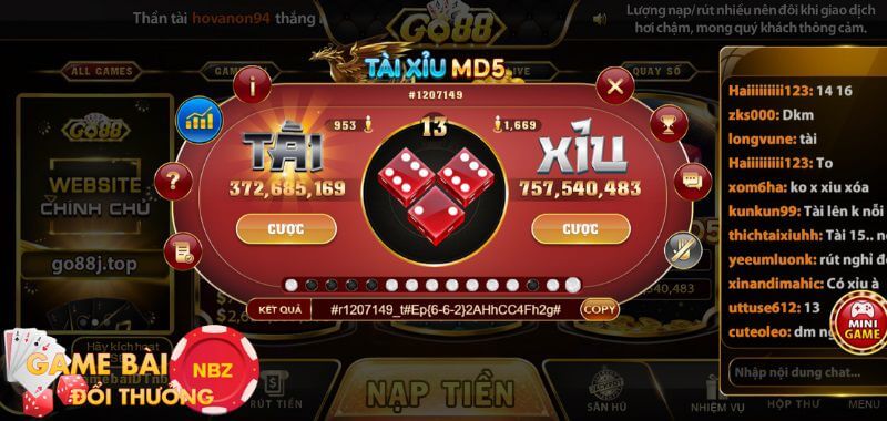 Tài xỉu Go88