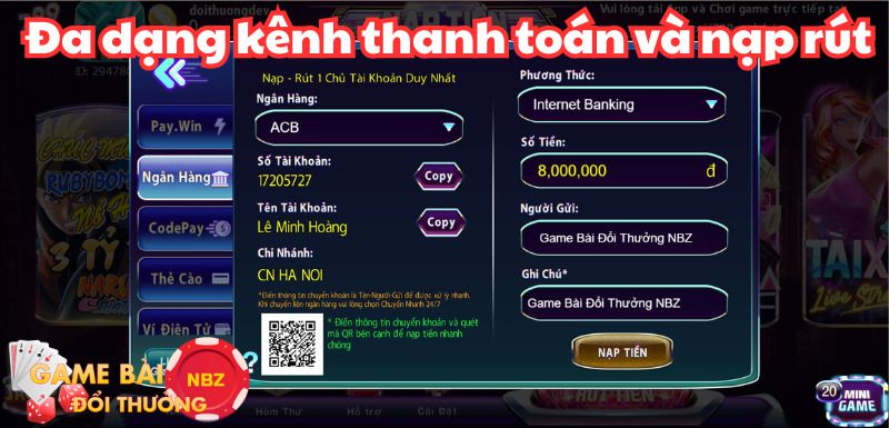 Nạp rút game quay hũ đổi thưởng uy tín