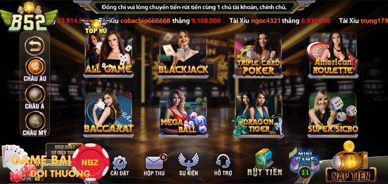 Rồng hổ B52 Club