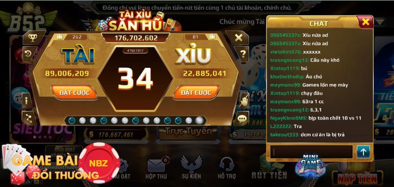 Tài xỉu B52 Club