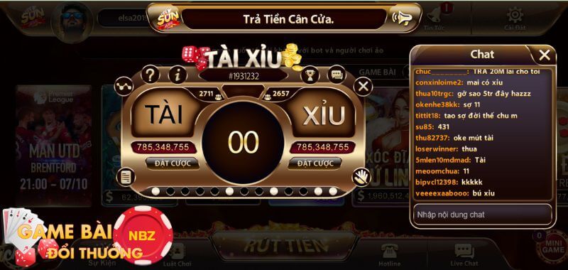 Tài xỉu online cân cửa