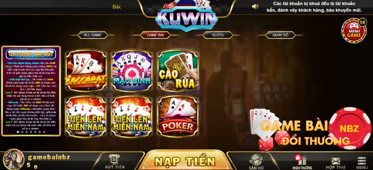 game đánh bài kuvip10