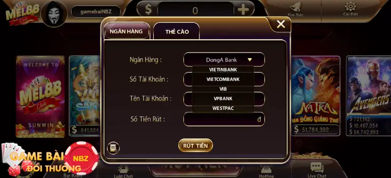 mel88.club có rút được không