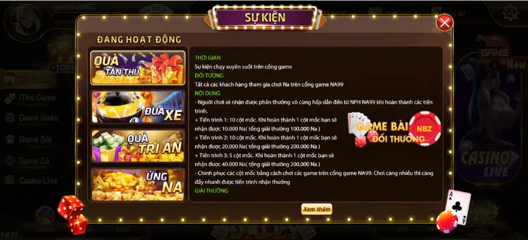 Cổng game Na99 tặng 400K thành viên mới