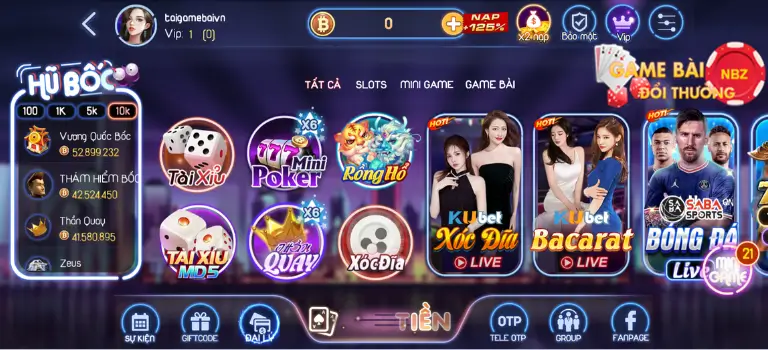 Cổng game đổi thưởng Boc9 Fun