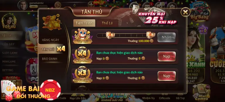 Khuyến mãi tân thủ Xhu Club