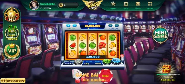 Máy đánh bạc Slot game Kingfun68 Net