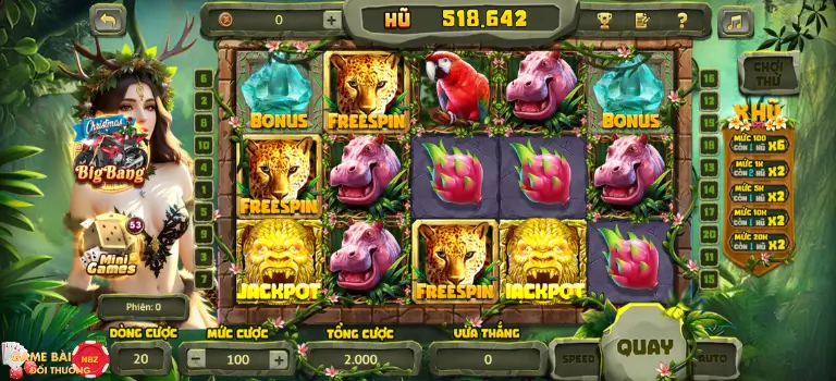 Máy đánh bạc slot game