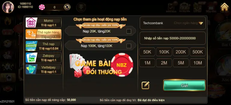 Hoạt động khuyến mãi cổng game 888Loc