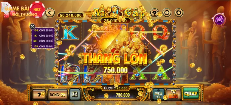 Nổ hũ thắng lớn game slot Nohu52