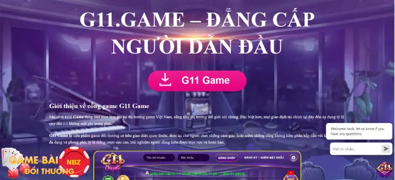 Tải cổng game G11.game