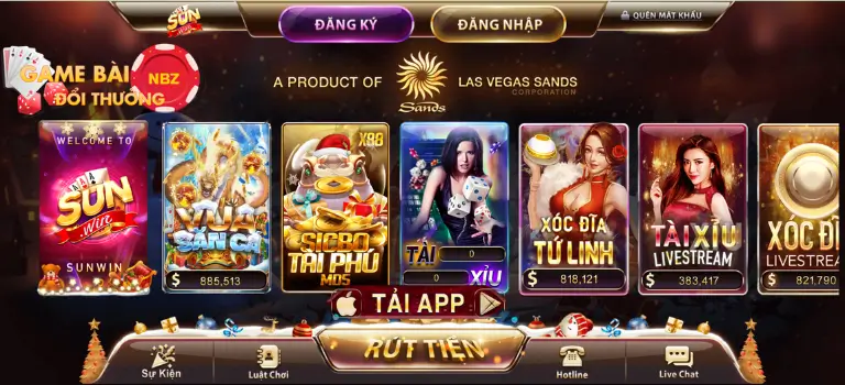 Tải game tài xỉu đổi tiền thật uy tín sunwin