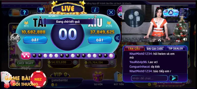 Game tài xỉu Live Rikvip