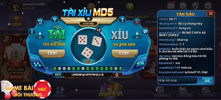 Tài xỉu MD5 Zo68