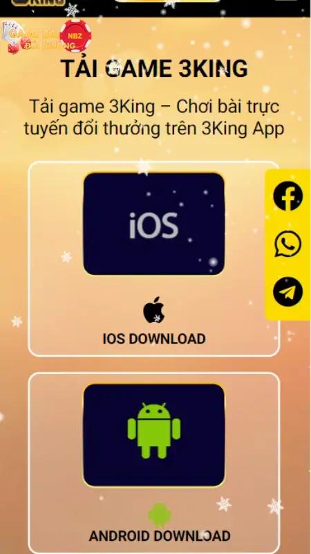 Tải game 3King ios