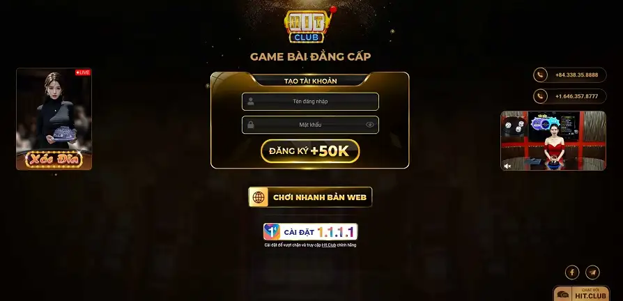 Nhận Code 50k miễn phí tại Hit08.Club