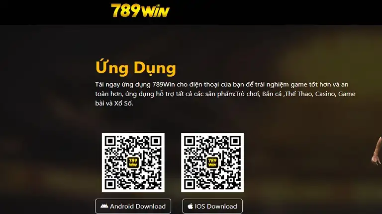 Tải app nhà cái 789Win21.Com về điện thoại